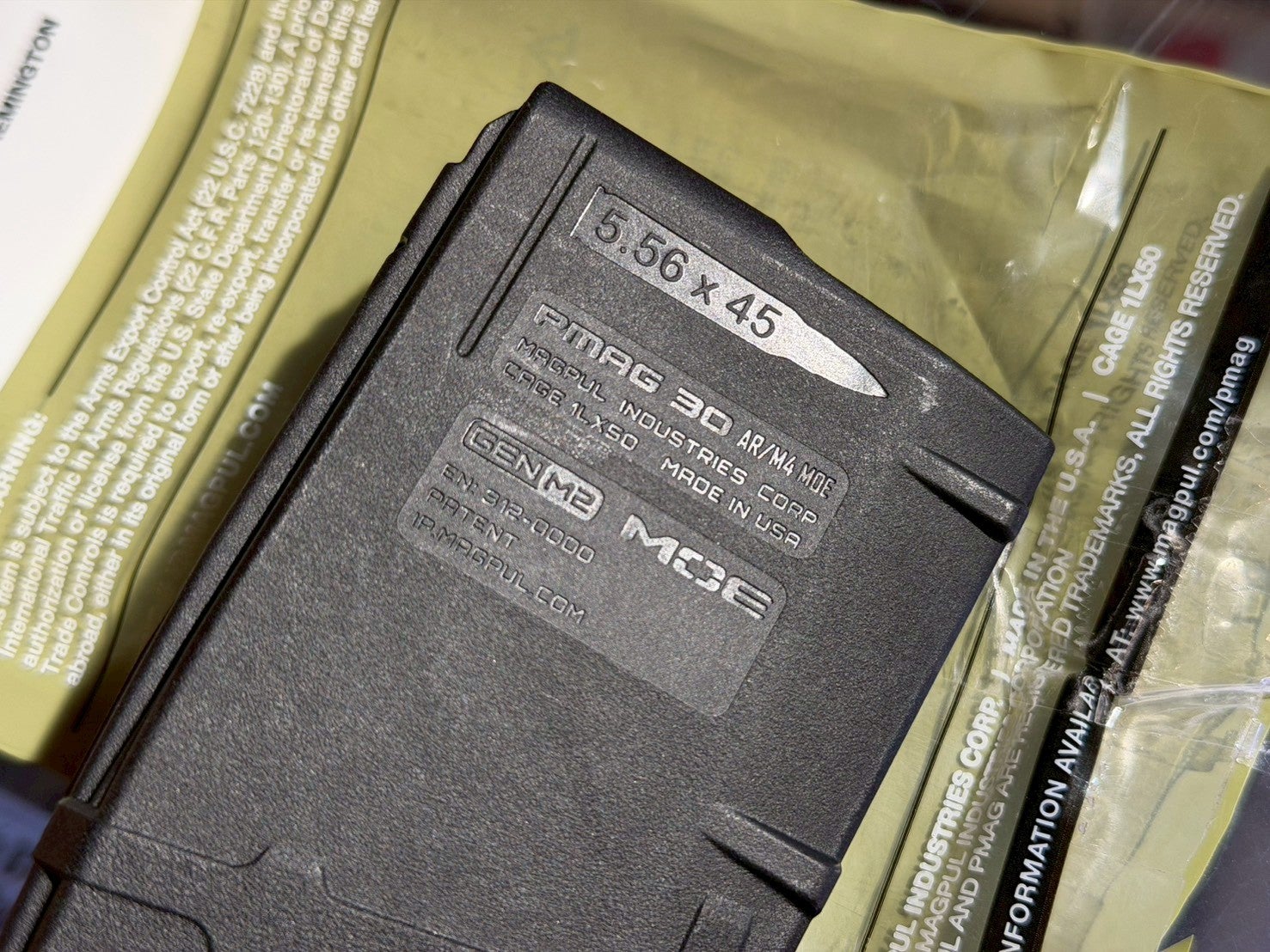 実物マガジン】マグプル PMAG30 Gen2 BK エボルト・トレポン等 実マグ